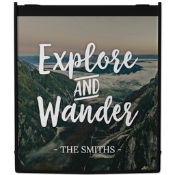 Reusable Shopping Bags with Explore and Wander design