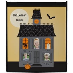 Reusable Shopping Bags with Haunted House design
