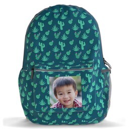 Photo Backpacks with Cactus design