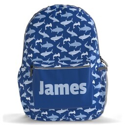 Photo Backpacks with Sharks design