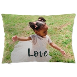 14x20 Throw Pillow with Love design