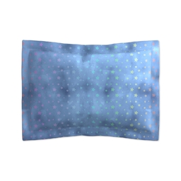 Microfiber Photo Pillow Sham, Standard with Reach for the Stars - Moon design