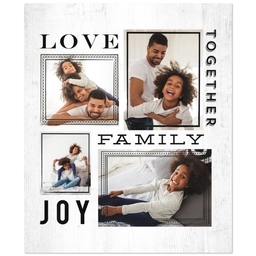 50x60 Fleece Blanket with Family Motto design