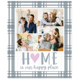 50x60 Fleece Blanket with Our Happy Place design