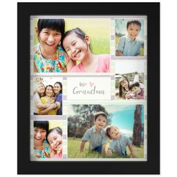 8x10 Photo Canvas With Contemporary Frame with Grandma Love design