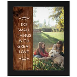8x10 Photo Canvas With Contemporary Frame with Great Love design