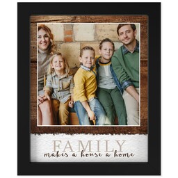 8x10 Photo Canvas With Contemporary Frame with Family Makes A Home design
