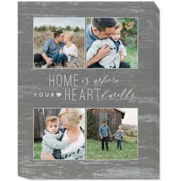 11x14 Photo Canvas with Heart Dwells design