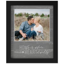 8x10 Photo Canvas With Contemporary Frame with Heart Dwells design