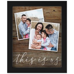 8x10 Photo Canvas With Contemporary Frame with This is Us design