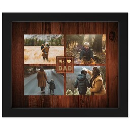 8x10 Photo Canvas With Contemporary Frame with Dad's Favorite design