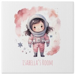8x8 Gallery Wrap Photo Canvas with Space Girl design
