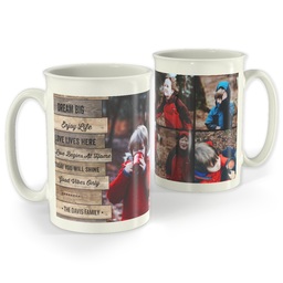 Bistro Photo Mug, 18oz with Bless Your Heart design