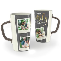 12oz Cafe Mug with Golden Family design
