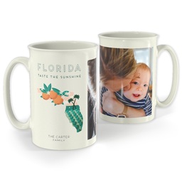 Bistro Photo Mug, 18oz with Scenic View Florida design