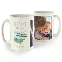 Bistro Photo Mug, 18oz with Scenic View Ohio design