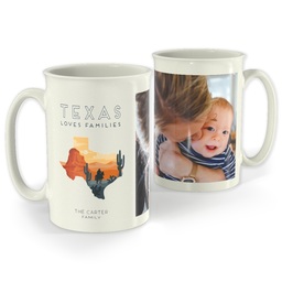 Bistro Photo Mug, 18oz with Scenic View Texas design