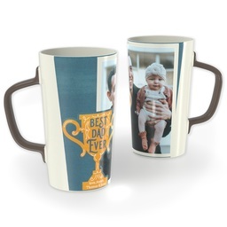12oz Cafe Mug with And the Award Goes to Dad design