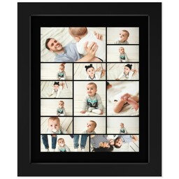 8x10 Collage Canvas With Contemporary Frame with Custom Color Collage design