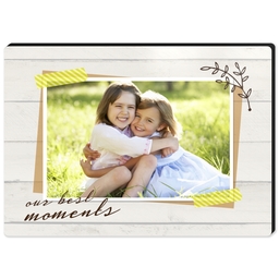 High Gloss Easel Print 5x7 with Best Moments design