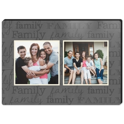 High Gloss Easel Print 5x7 with Family Life design