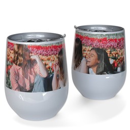 Personalized Wine Tumbler with Full Photo design