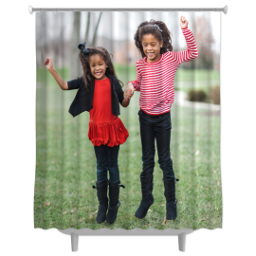 Photo Shower Curtain with Full Photo design