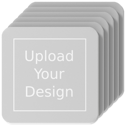 Photo Coasters, Set Of 6 with Upload Your Design design