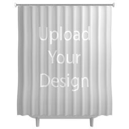 Photo Shower Curtain with Upload Your Design design