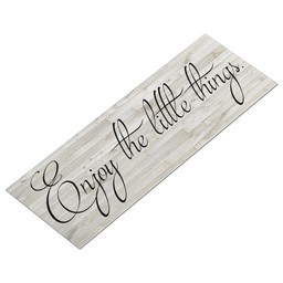 Yoga Mat (70" x 24") with Enjoy the Little Things design