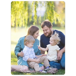 3x4 Photo Magnet with Family Is Everything Script design