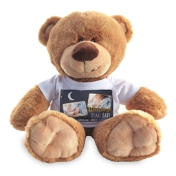 Photo Teddy Bear with Starry Bear design