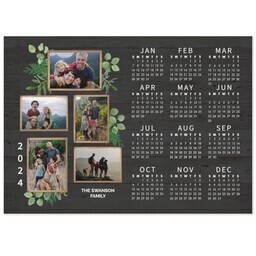 Same Day Magnet 5x7 with Foliage and Frame design