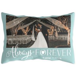 Outdoor Pillow 14x20 with Forever Love design