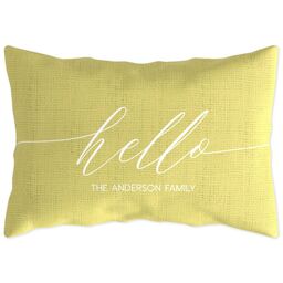 Outdoor Pillow 14x20 with Lively Penmanship design