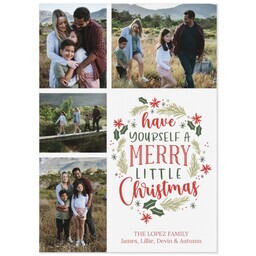 Same Day Magnet 5x7 with Merry Little Christmas design