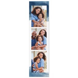 Photo Booth Magnet - Single with Blue Watercolor design