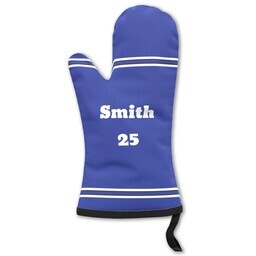 Oven Mitt with Sports Jersey design