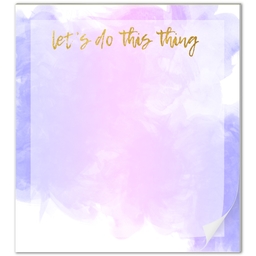 Notepad with Let's Do This Thing design