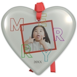 Heart Acrylic Ornament