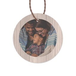 Bamboo Ornament - Round with Rustic Editable design