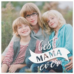 16x16 Xchange Print with Best Mama Ever design