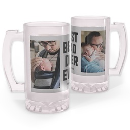 Personalized Beer Stein with Best Dad Simple design
