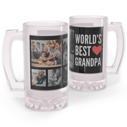 Personalized Beer Stein with World's Best Grandpa design