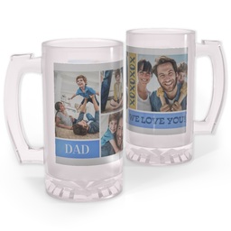 Personalized Beer Stein with XO Dad design