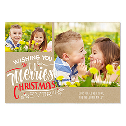 4.25x6 Postcard  with Merriest of All design