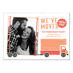 4.25x6 Postcard  with Moving Truck design