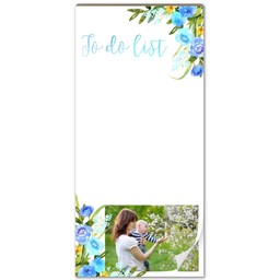 Notepad with Floral Do's design
