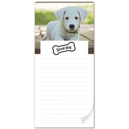 Notepad with Good Dog design