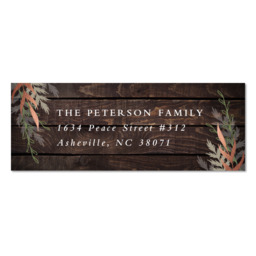 Address Label with Oh Christmas Tree! design